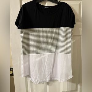 Cute women’s color blocked top